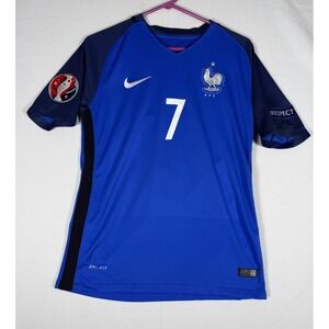 France Jersey Nike Small Blue Soccer National Team Griezmann 7 Euro 2016/2017